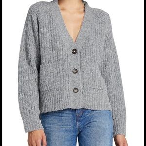 A.L.C CLEVELAND CARDIGAN GREY
